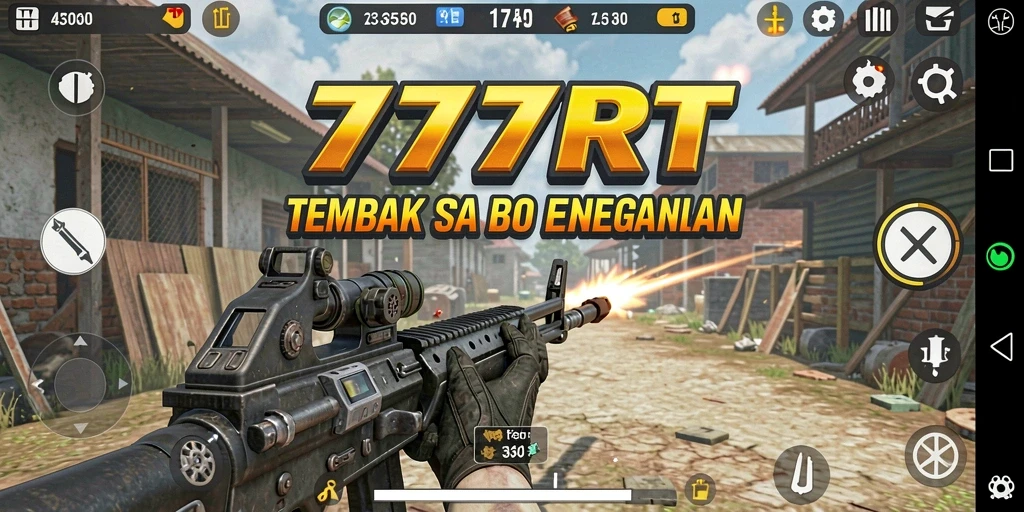 Tangkapan layar gameplay 777RT menampilkan aksi tembak-tembakan yang mendebarkan.