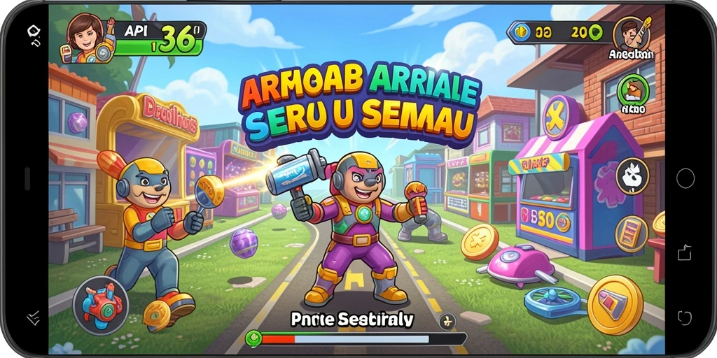 Screenshot API36 menampilkan gameplay seru dan penuh aksi.