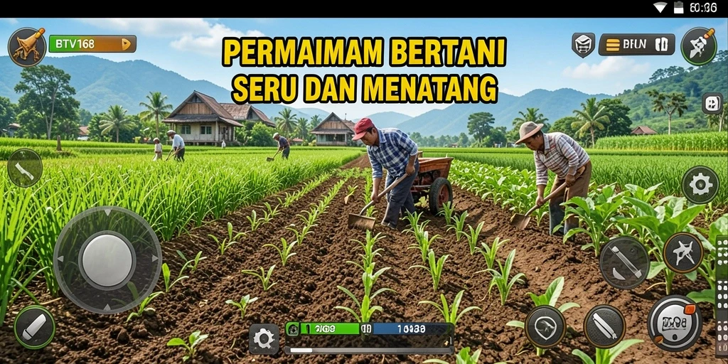 Screenshot BTV168 menampilkan gameplay bertani yang menarik.