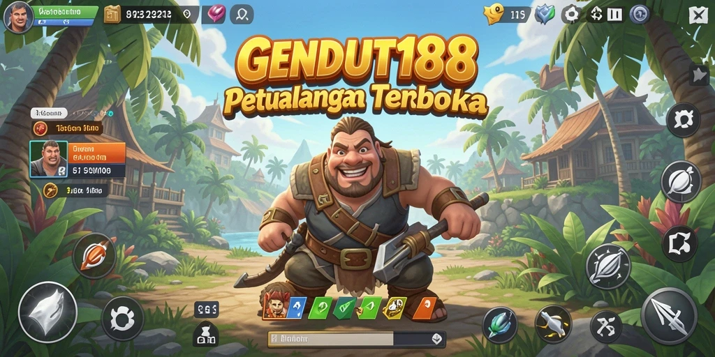 Tampilan gameplay GENDUT188 yang menawan dalam dunia terbuka.