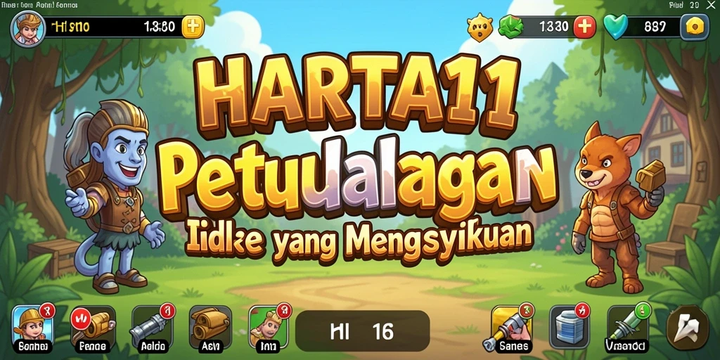 Tampilan gameplay HARTA11 yang seru dan menawan dalam genre Idle.