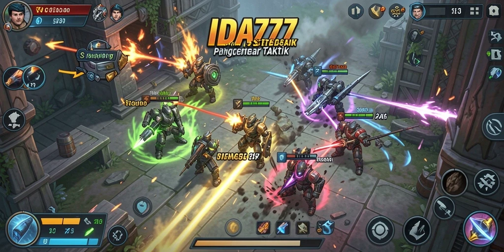 Tangkapan layar utama IDA777 menunjukkan gameplay strategi yang mendebarkan.