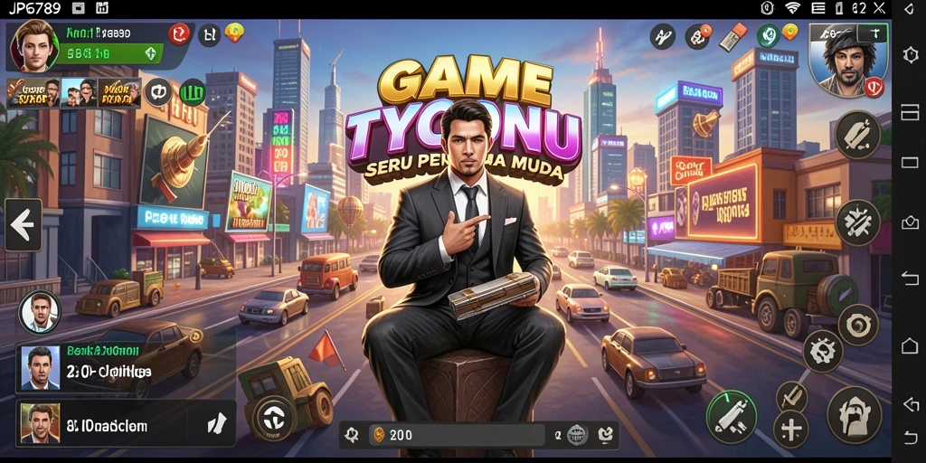 Screenshot gameplay <strong>JP6789</strong> menampilkan momen seru dalam mengelola bisnis.