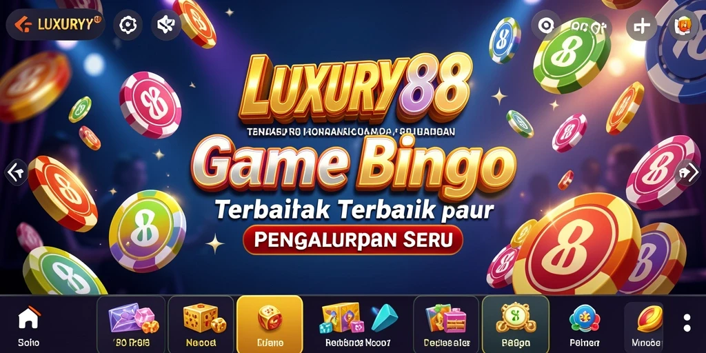 Screenshot gameplay LUXURY88 menampilkan keseruan permainan Bingo.