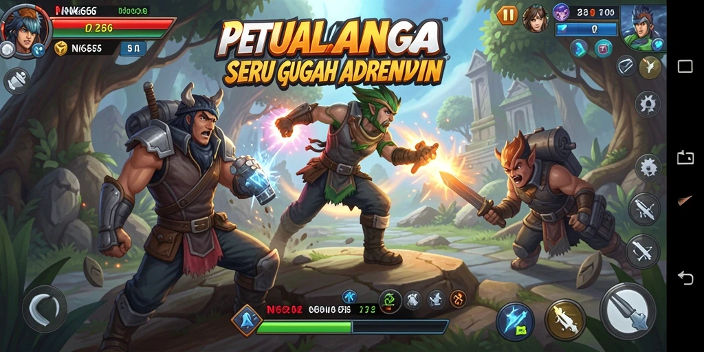 Screenshot gameplay NK666 menampilkan aksi petualangan mendebarkan dan grafis menawan.