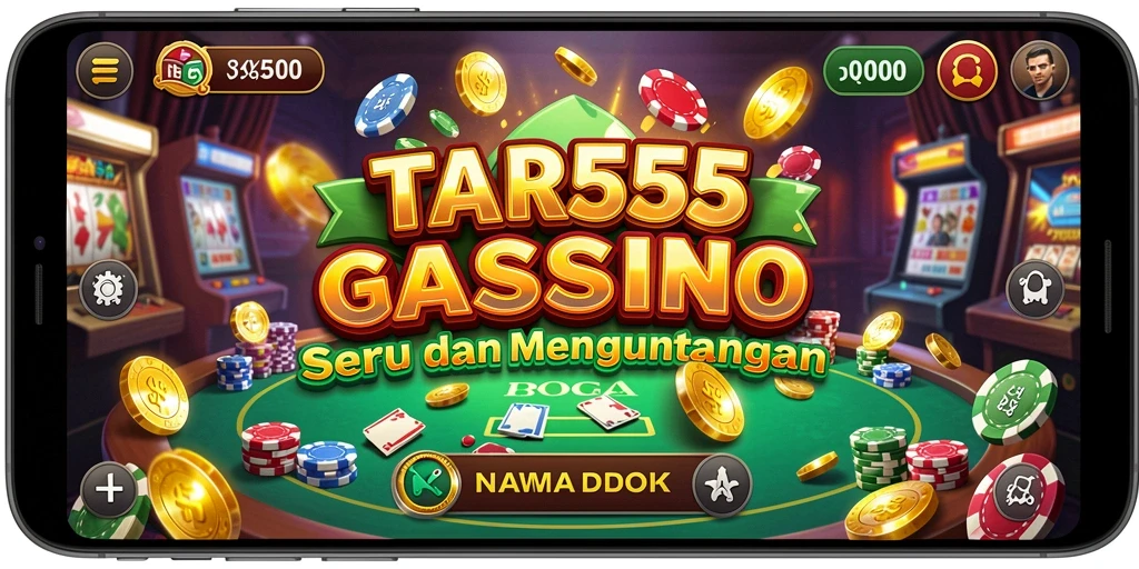 Screenshot gameplay Kasino TAR555 yang mendebarkan dengan grafis menawan.