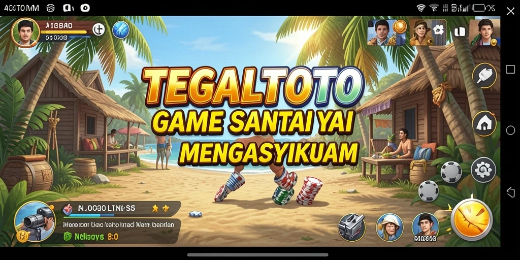 Screenshot gameplay TEGALTOTO yang penuh warna dan menarik.