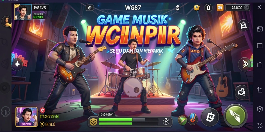 Tampilan gameplay WG87 yang penuh warna dan mengasyikkan.