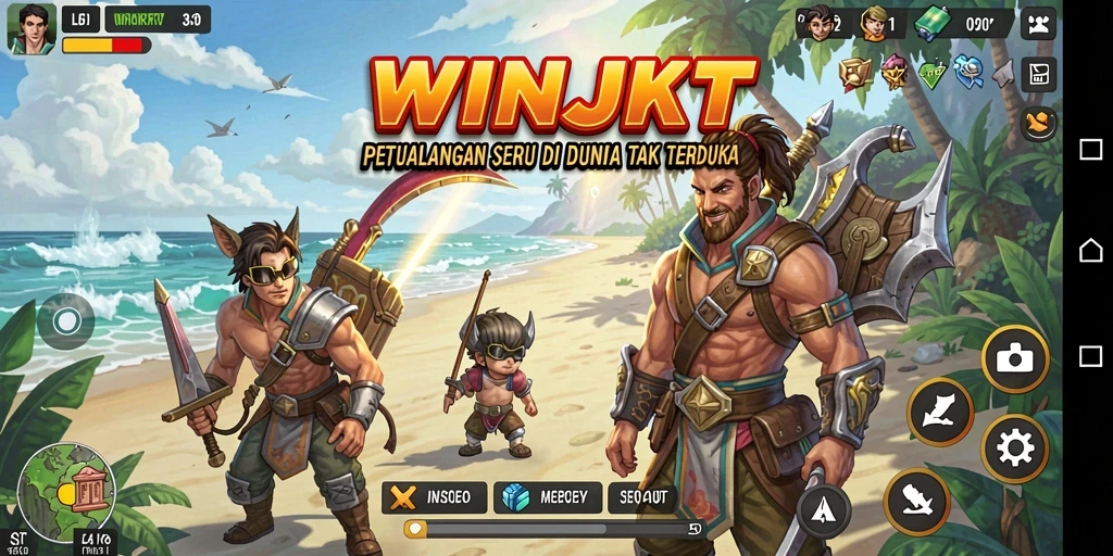Tangkapan layar gameplay WINJKT yang mendebarkan dan penuh petualangan.